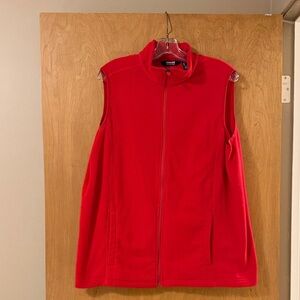 Lands' End Vibrant Red Women's Vest